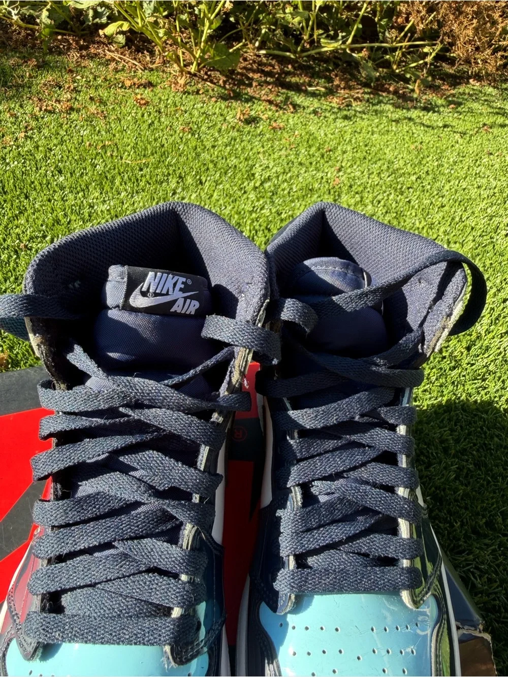Jordan Air Jordan 1 Retro High OG Obsidian Blue Chill White